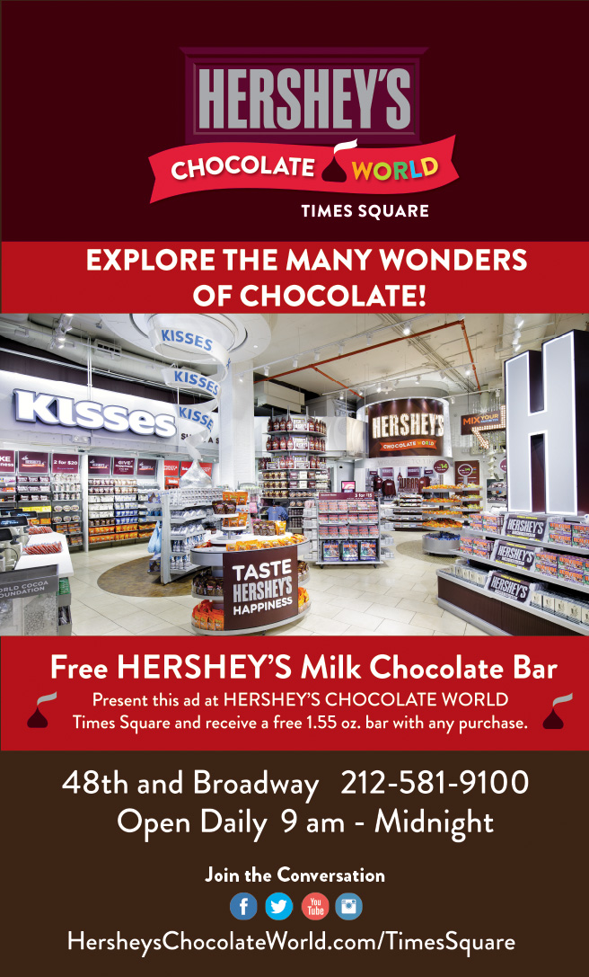 Hershey chocolate world coupons
